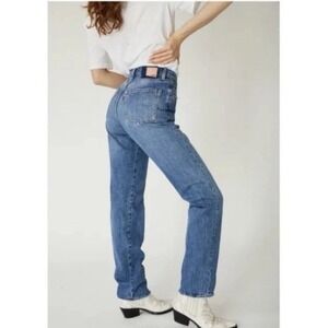Made In Tomboy "New Victoria" Denim Jeans Size 28 Made In Italy Straight EUC